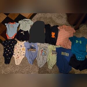 Boys 6-9 Summer Lot Includes Under Armour And Sesame Street